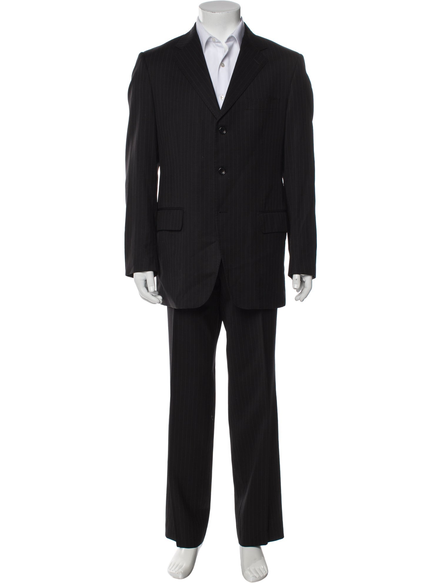 Barney's New York Striped Two-Piece Suit