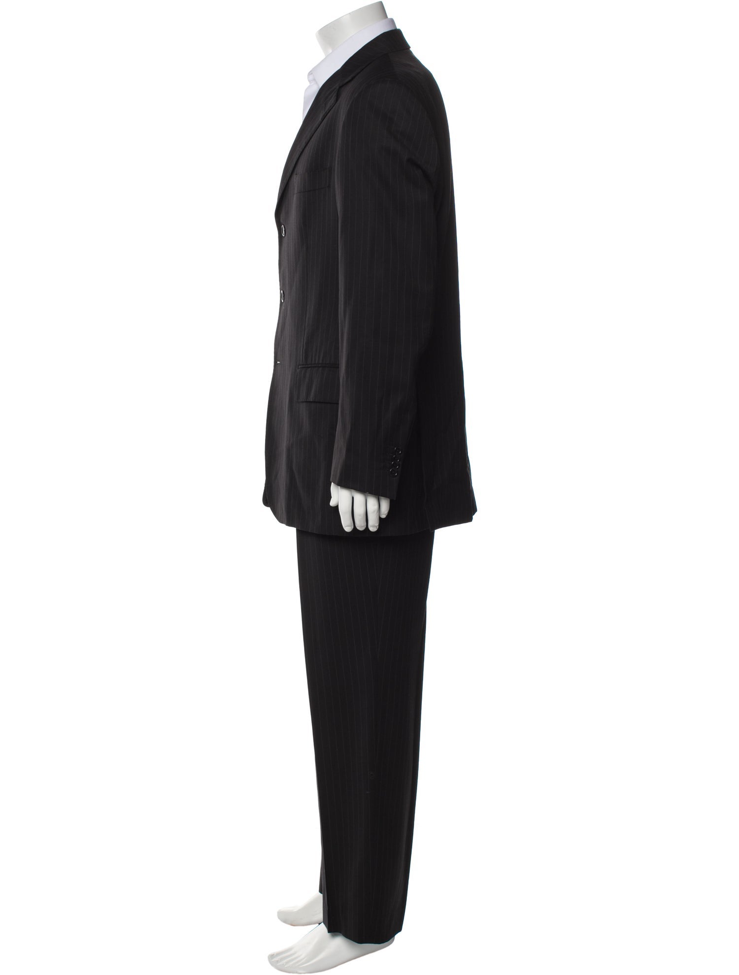 Barney's New York Striped Two-Piece Suit