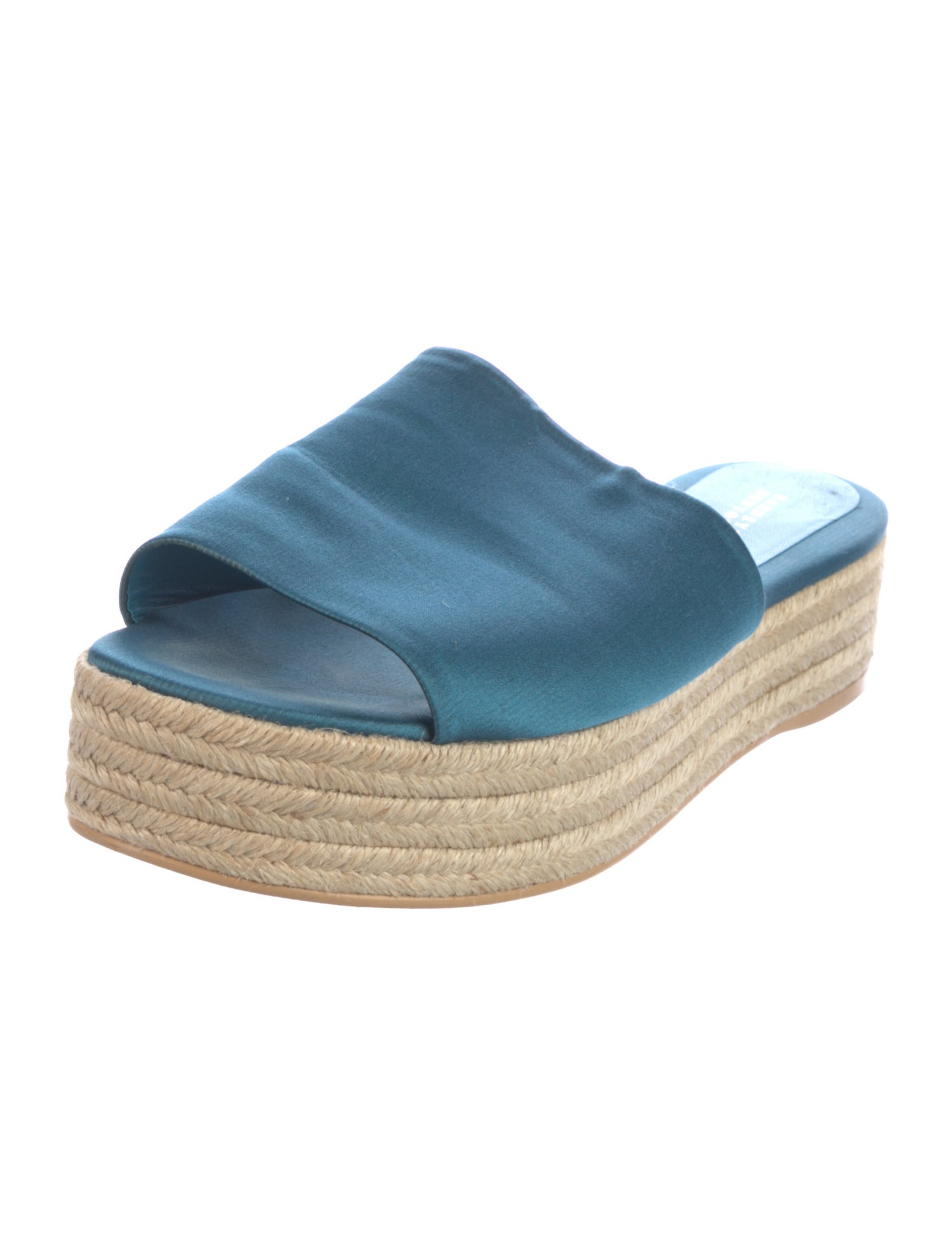 Barney's New York Satin Espadrilles