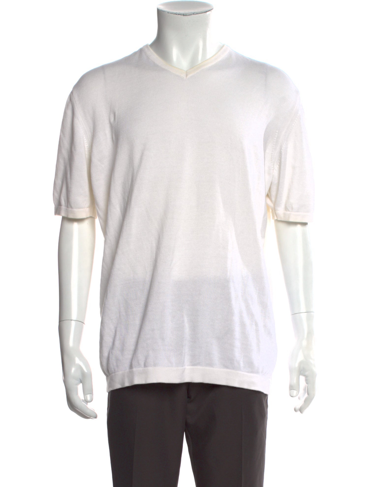 Barney's New York V-Neck Long Sleeve Pullover