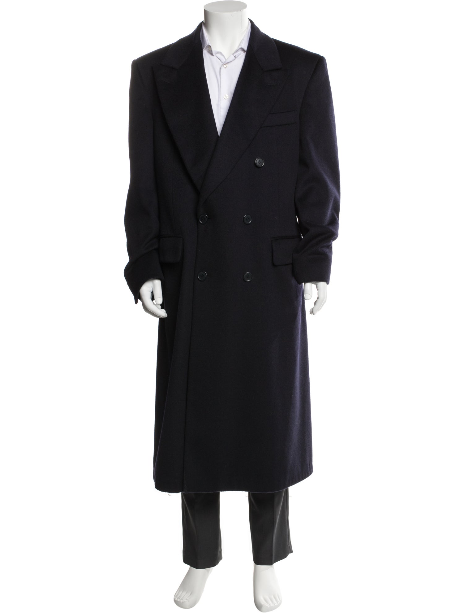 Barney's New York Wool Overcoat