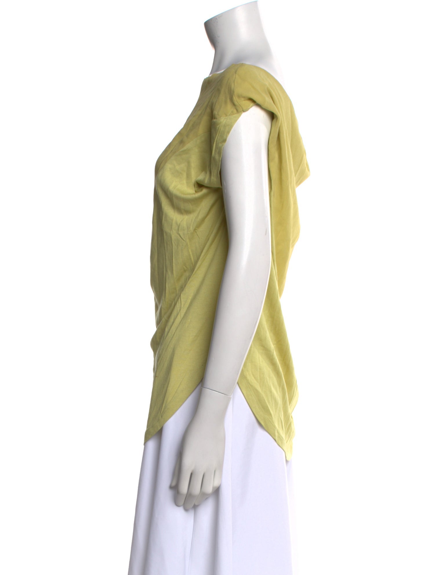 Barney's New York Silk Bateau Neckline Blouse