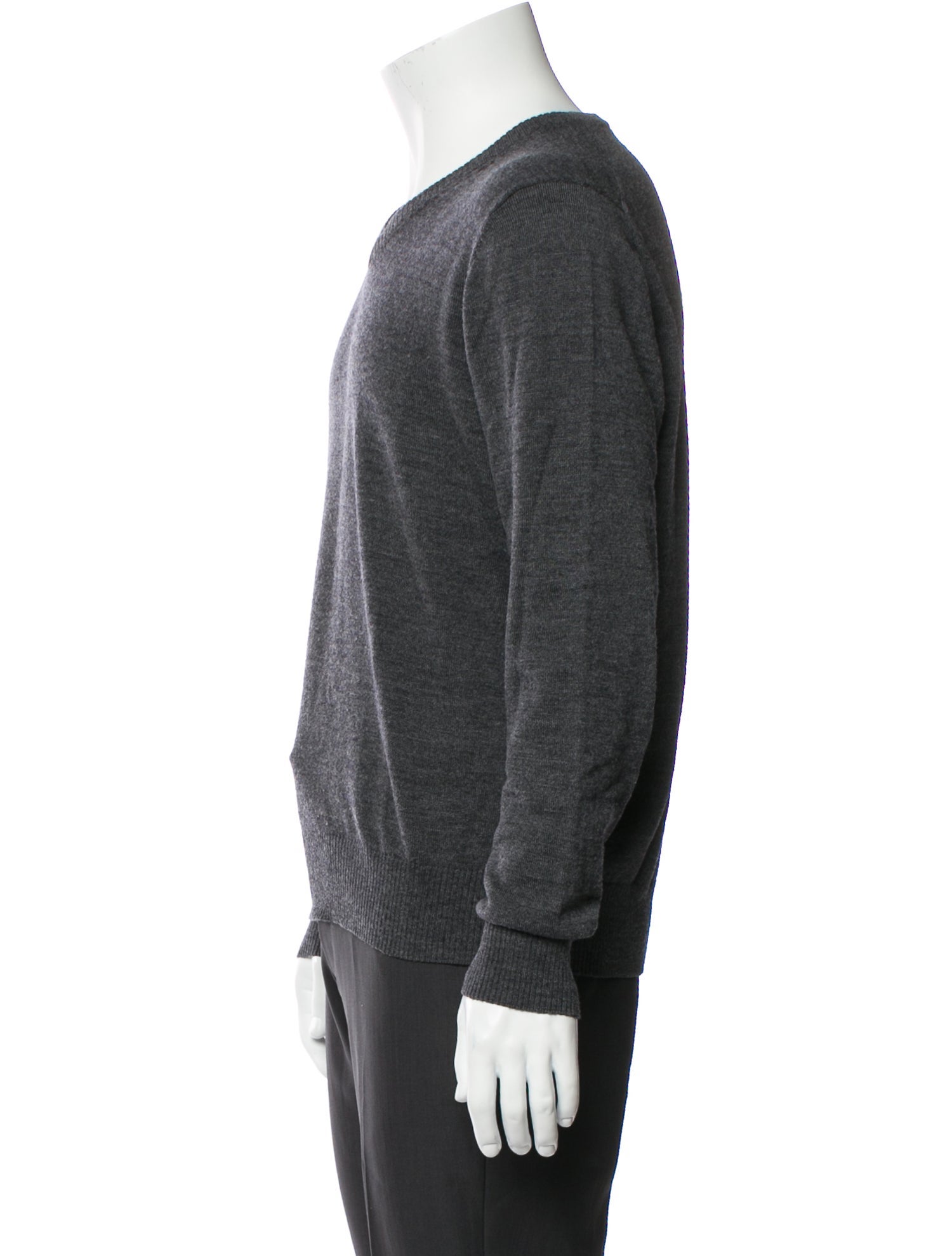 Barney's New York Merino Wool V-Neck Pullover