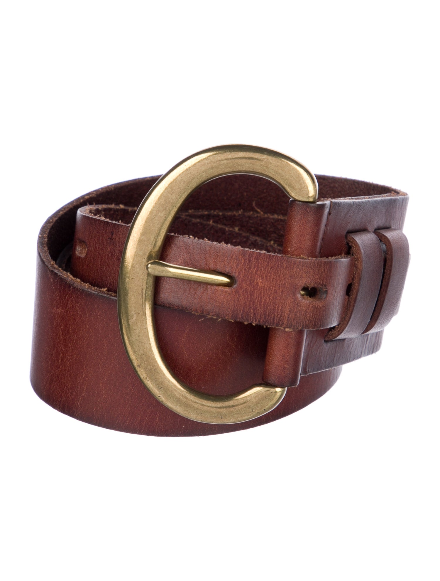 Barney's New York Wide Leather Belt