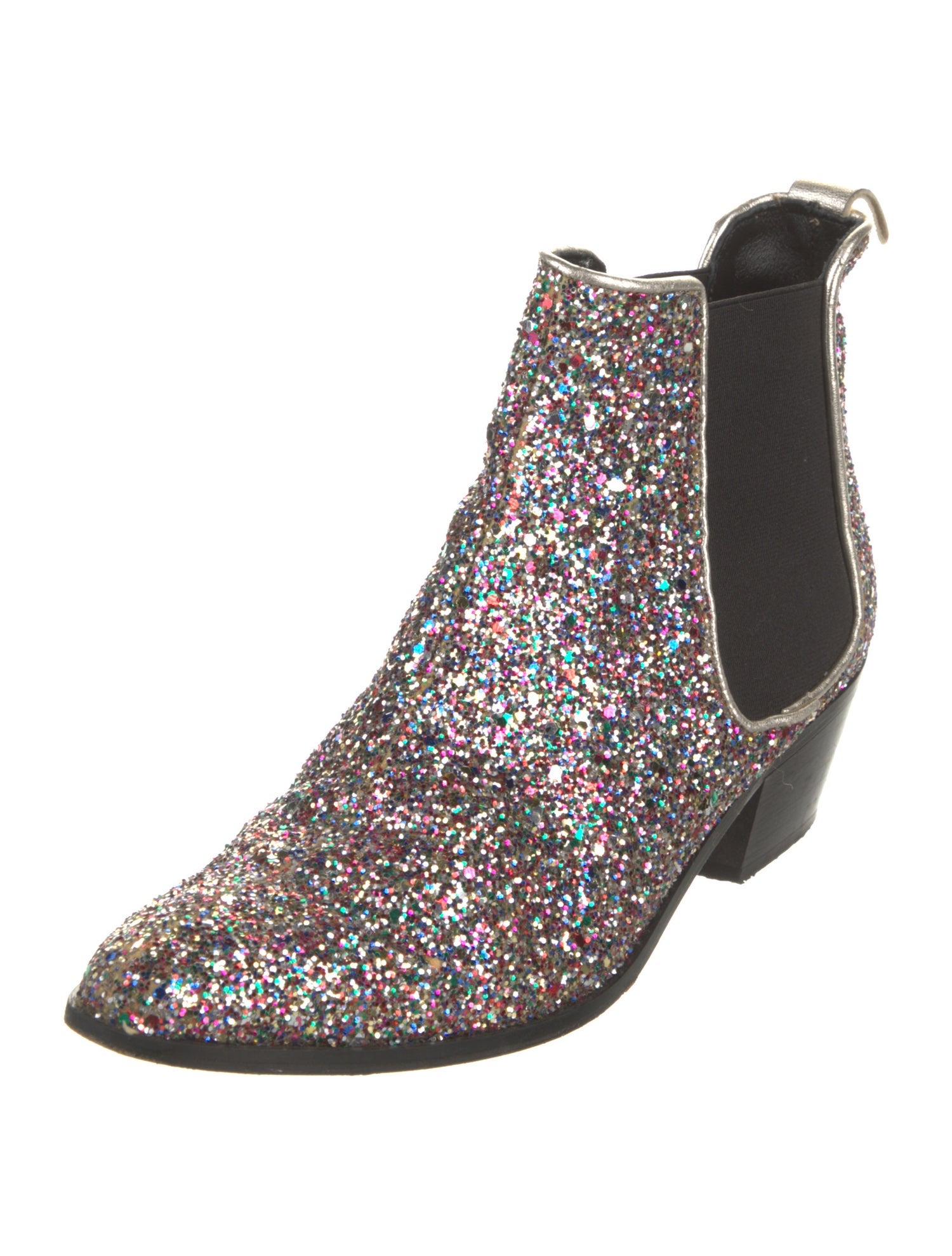 Barney's New York Glitter Chelsea Boots