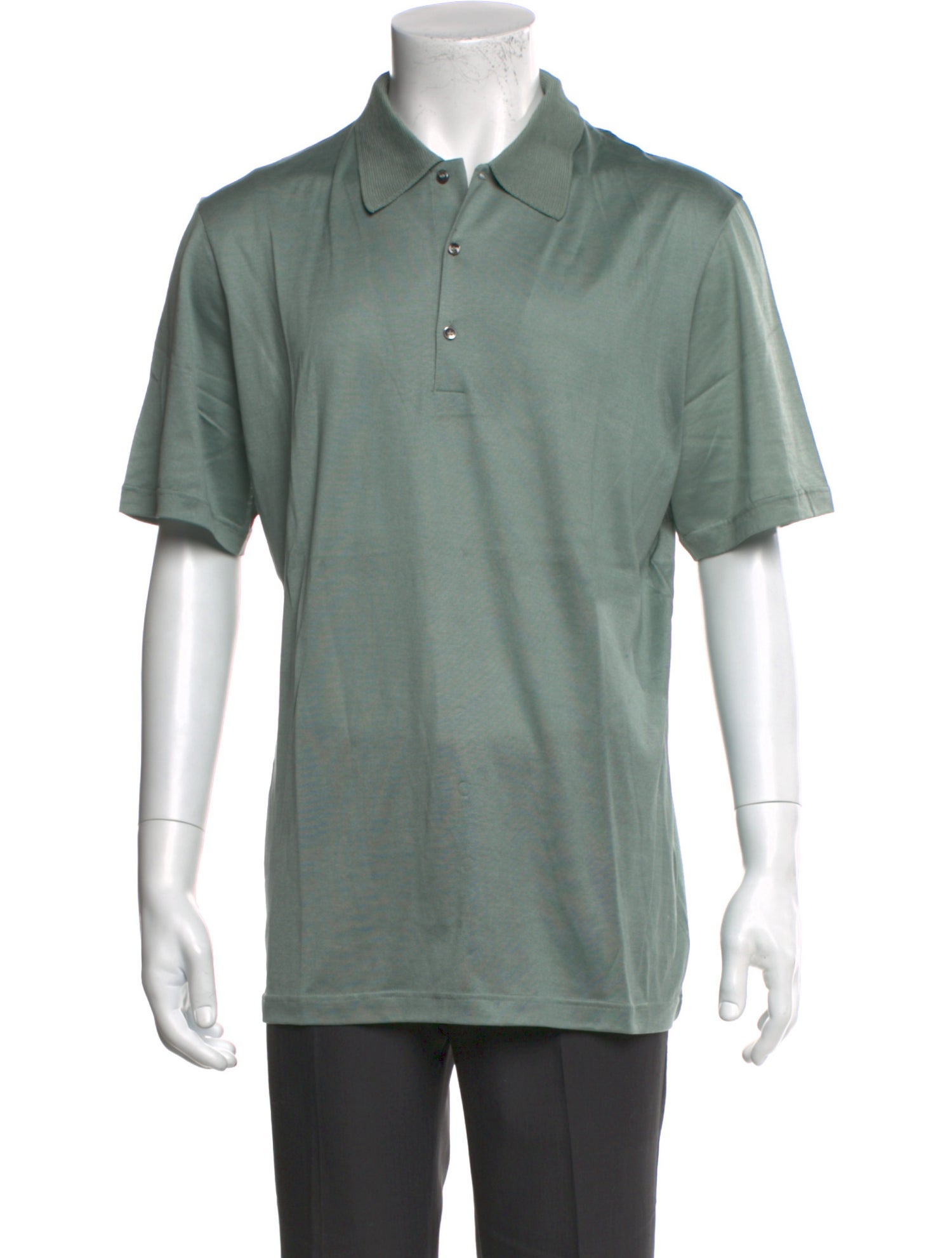 Barney's New York Collar Short Sleeve Polo Shirt