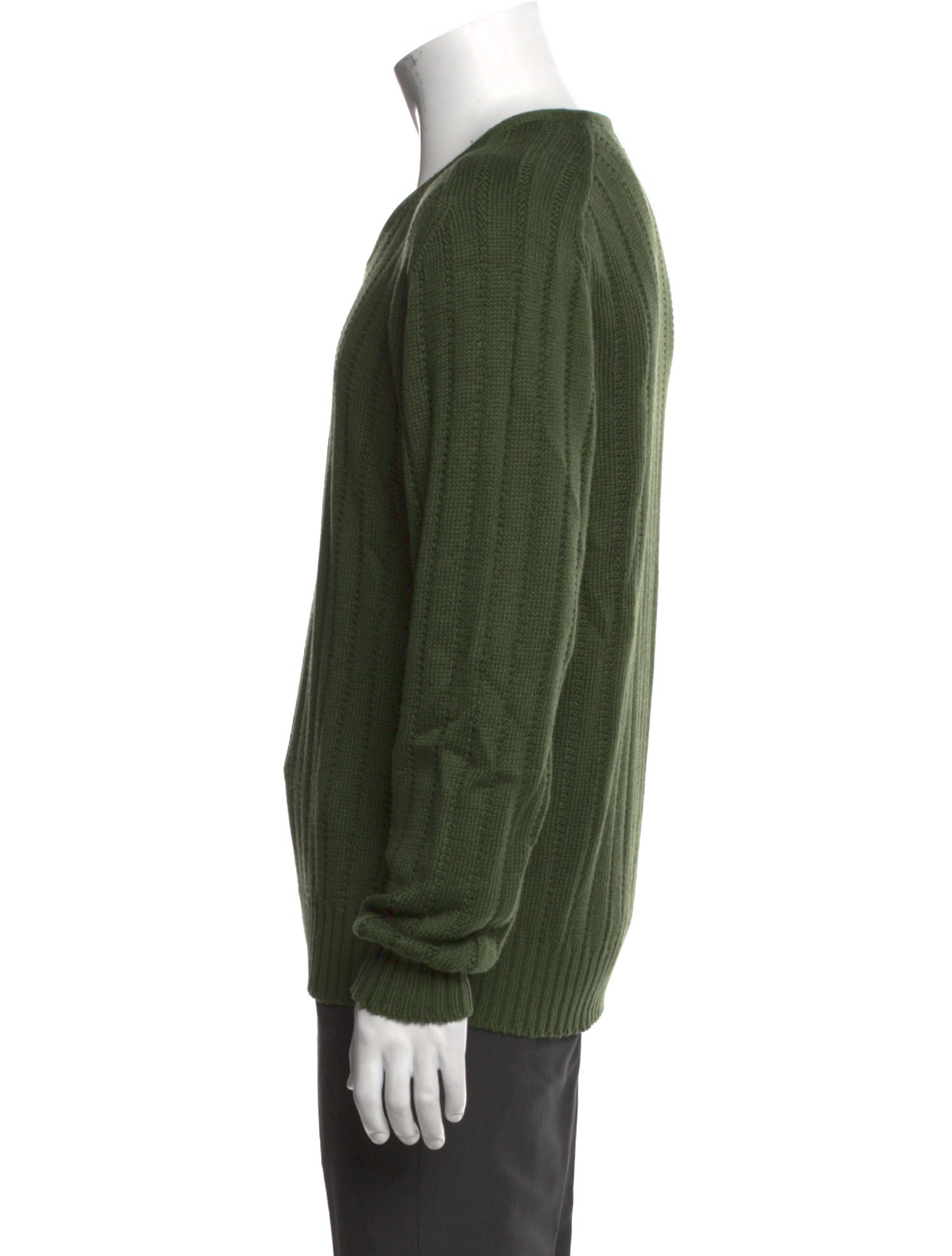 Barney's New York V-Neck Long Sleeve Pullover