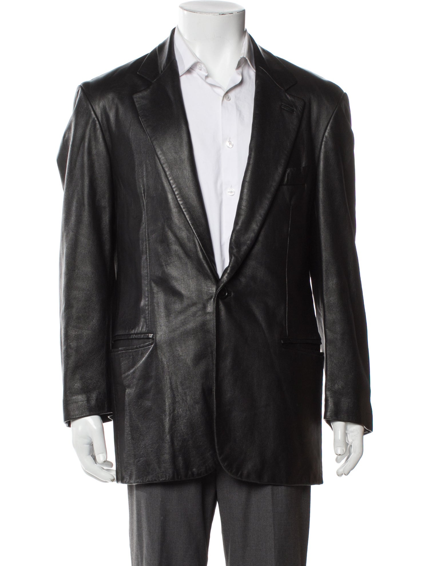 Barney's New York Leather Moto Jacket