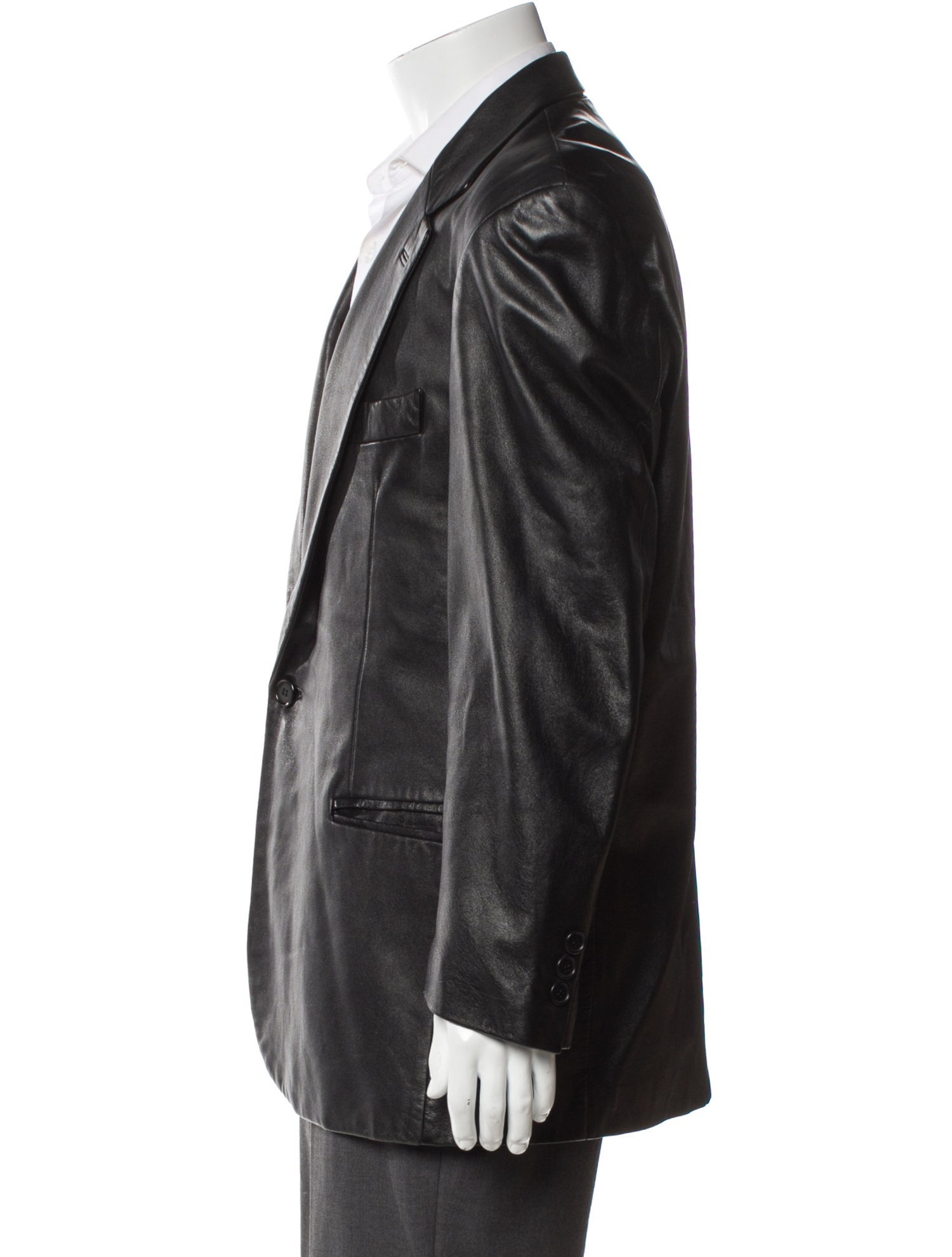 Barney's New York Leather Moto Jacket