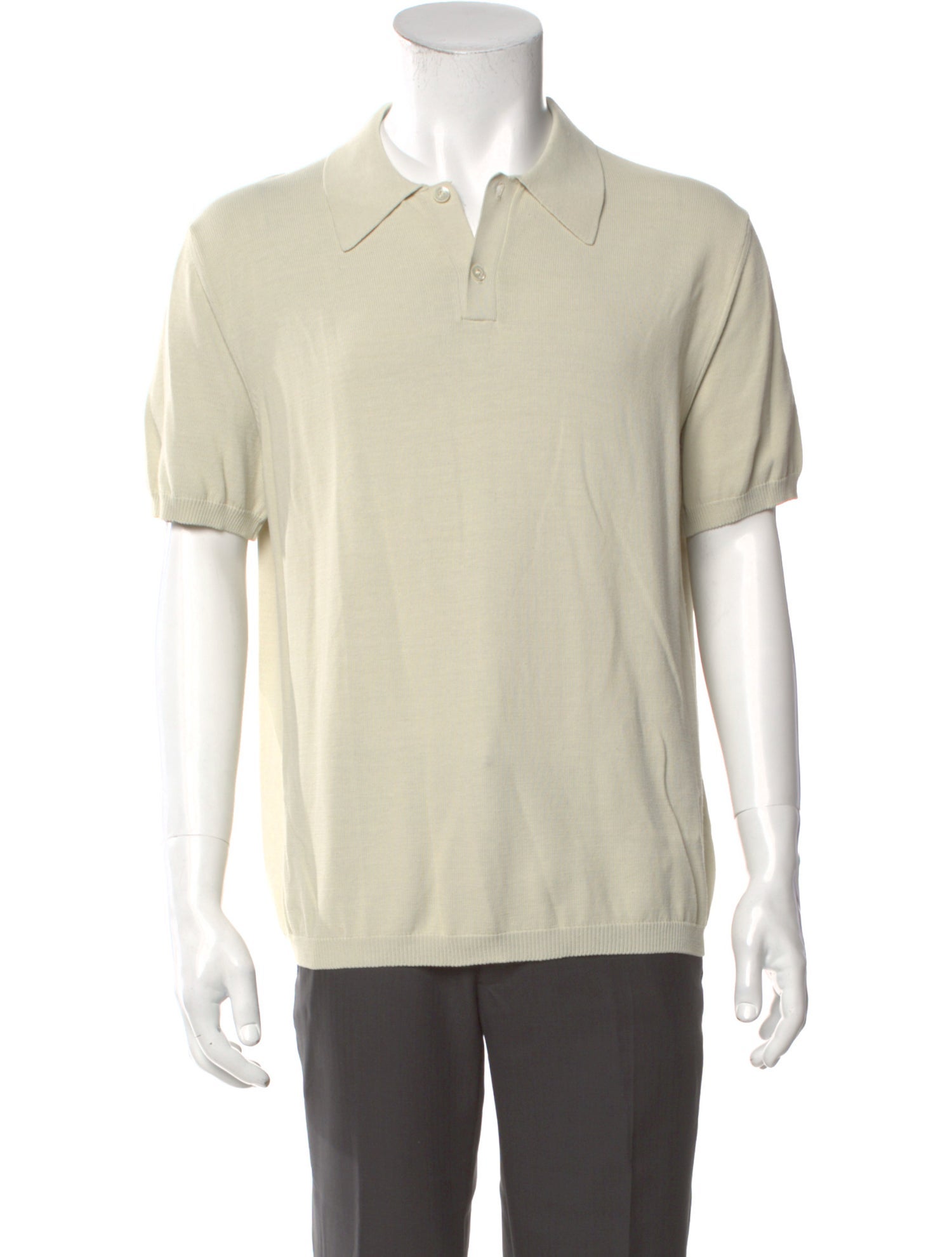 Barney's New York V-Neck Short Sleeve Polo Shirt