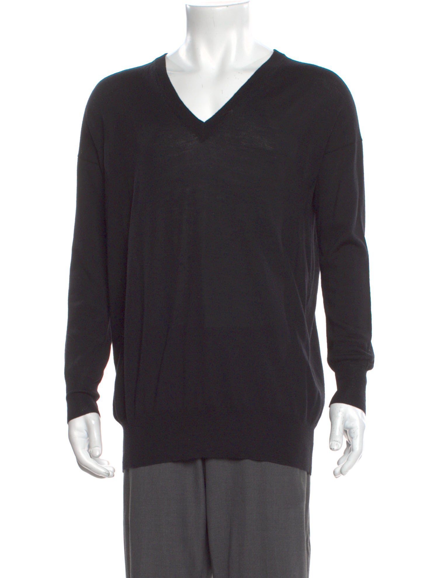 Barney's New York Merino Wool V-Neck Pullover