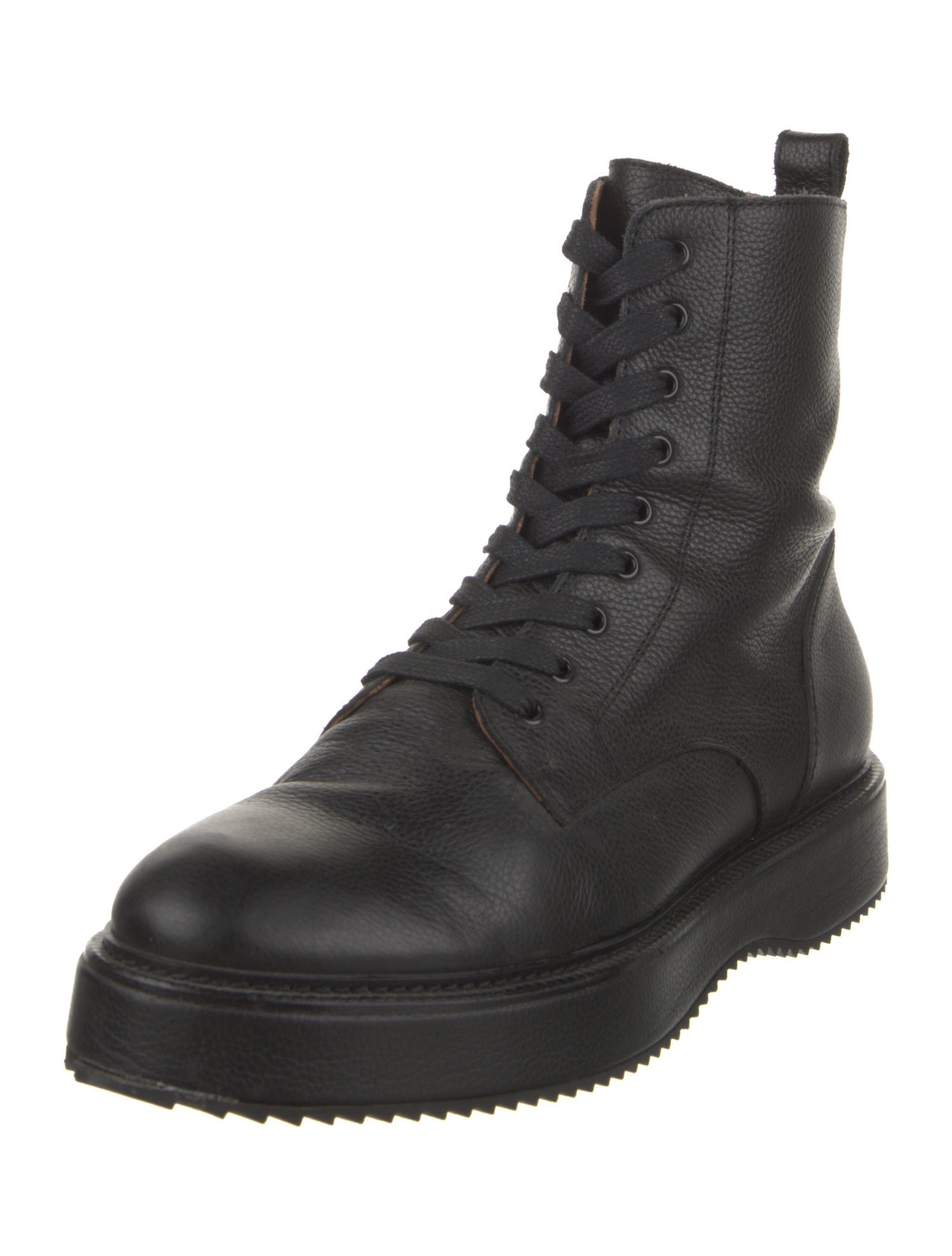 Barney's New York Leather Lace-Up Boots