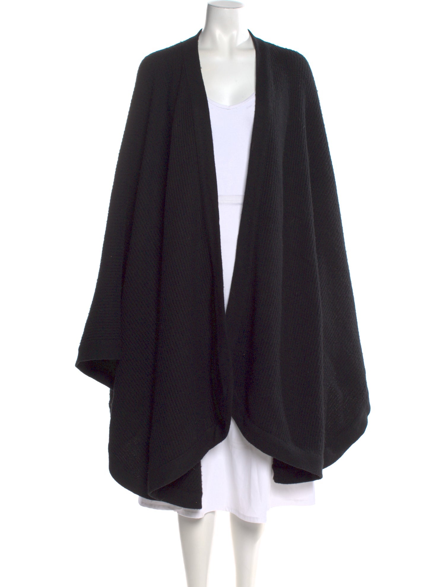 Barney's New York Wool Open Front Sweater