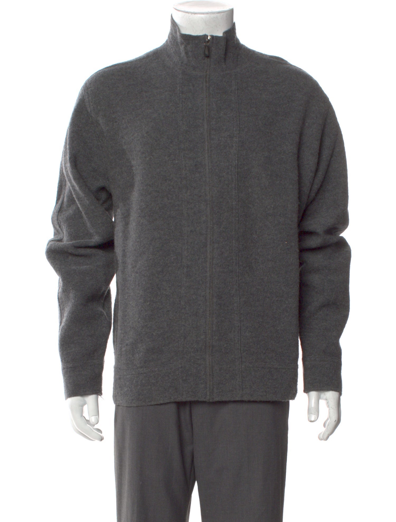 Barney's New York Merino Wool Mock Neck Pullover