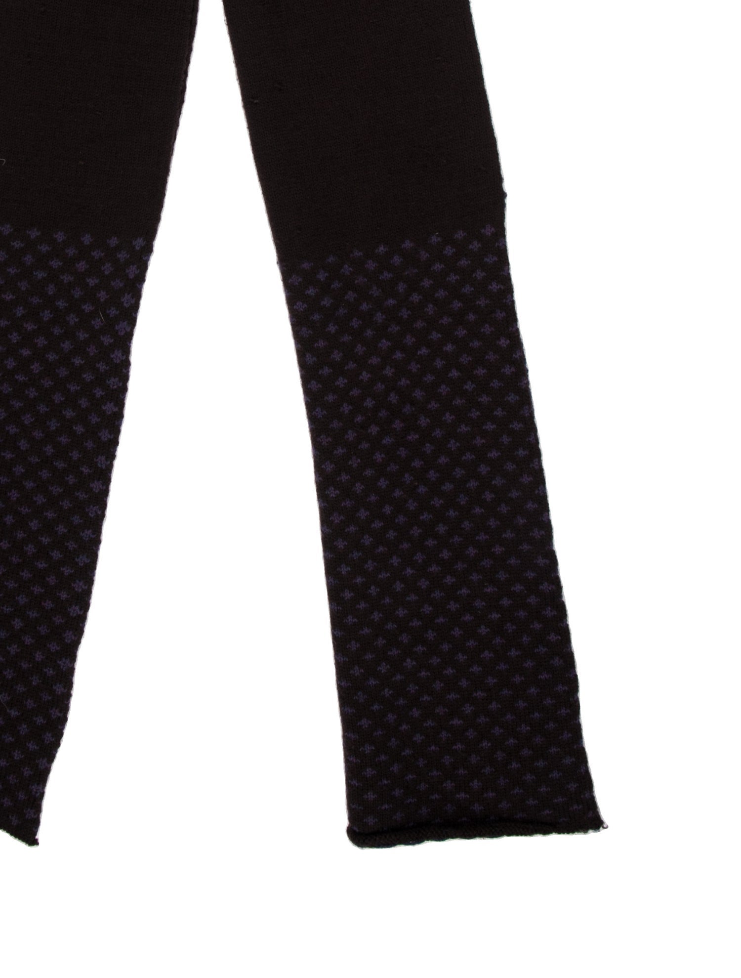 Barney's New York Merino Wool Printed Scarf