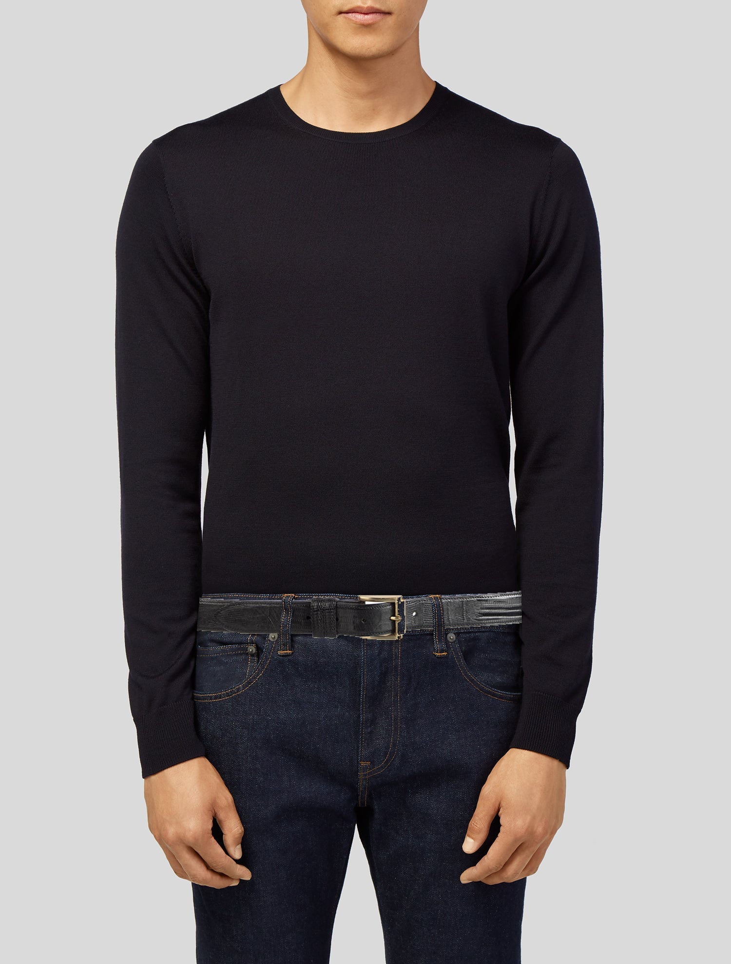 Barney's New York Leather Waist Belt