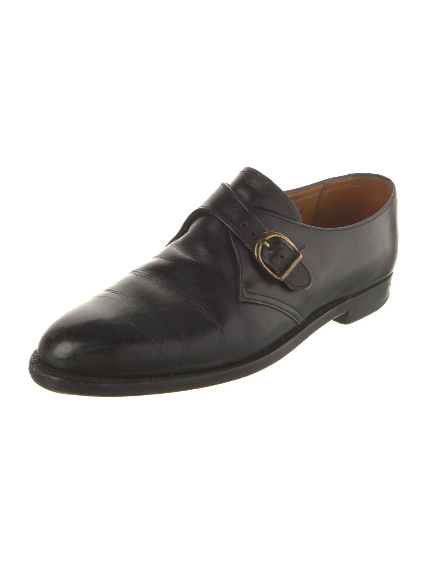 Barney's New York Leather Monk Straps