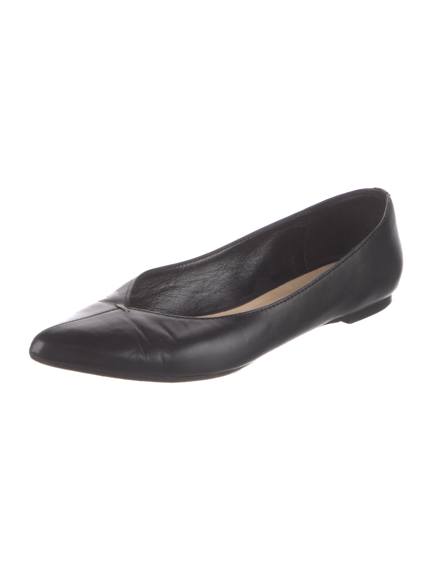 Barney's New York Leather Flats