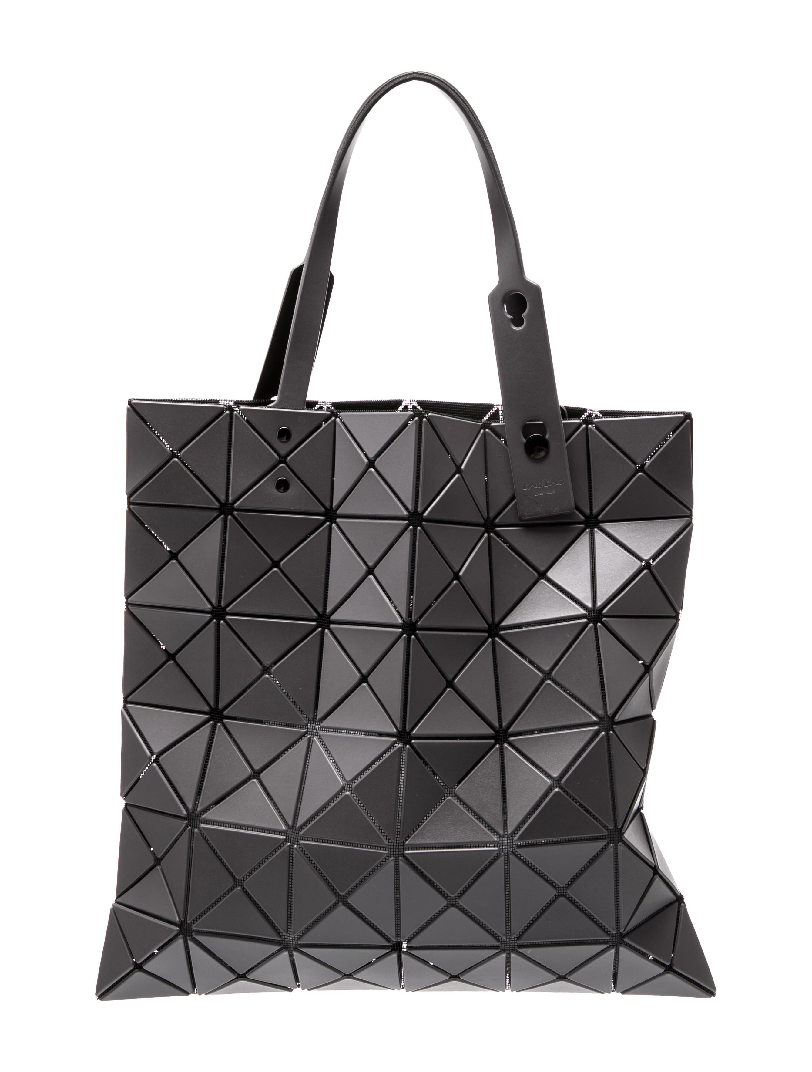 【関税&送料込】Baobao Tote6 6 26 One Size BAO BAO ISSEY MIYAKE PLATINUM DEW DROP 6x6 Tote Bag Blue
