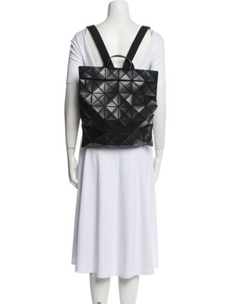 Bao Bao Issey Miyake Leather Backpack