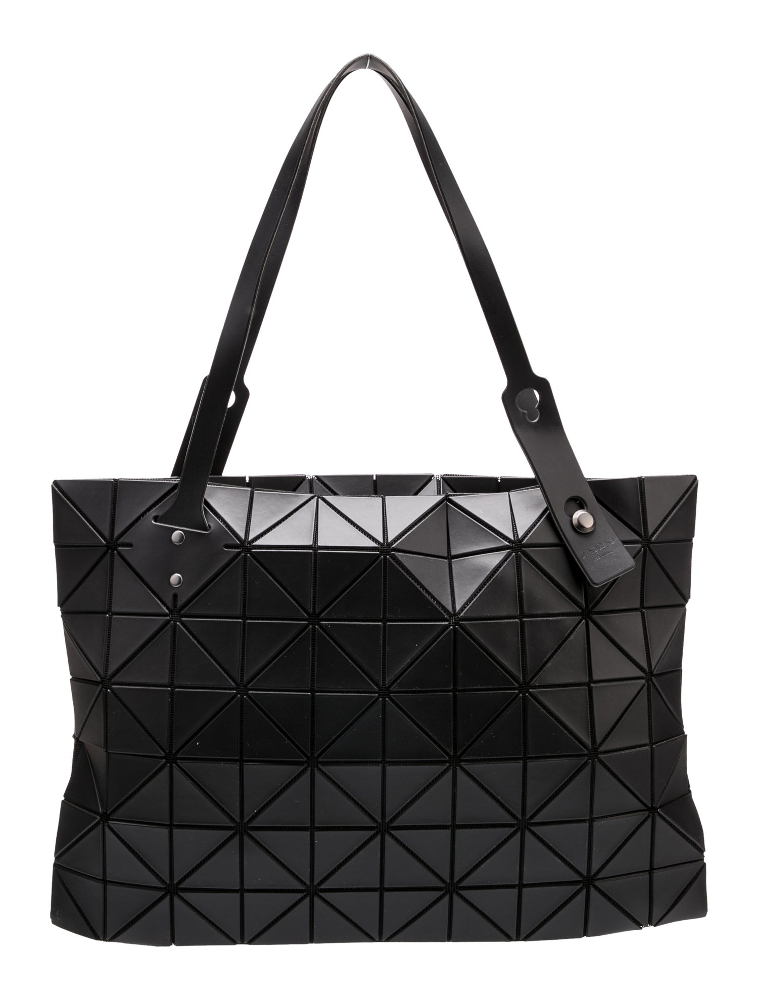 Bao Bao Issey Miyake Leather Top Handle Bag