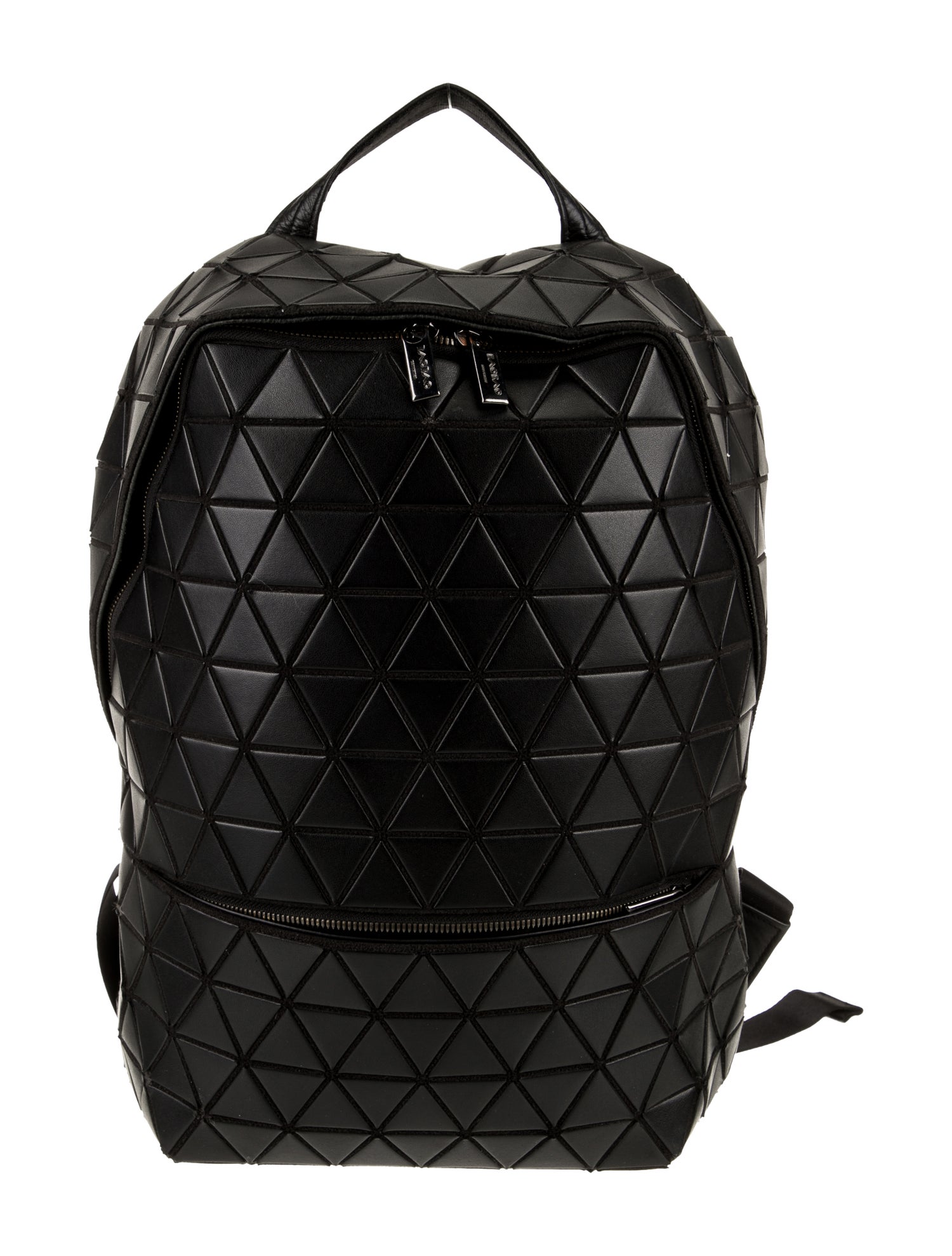 Bao Bao Issey Miyake Leather Backpack