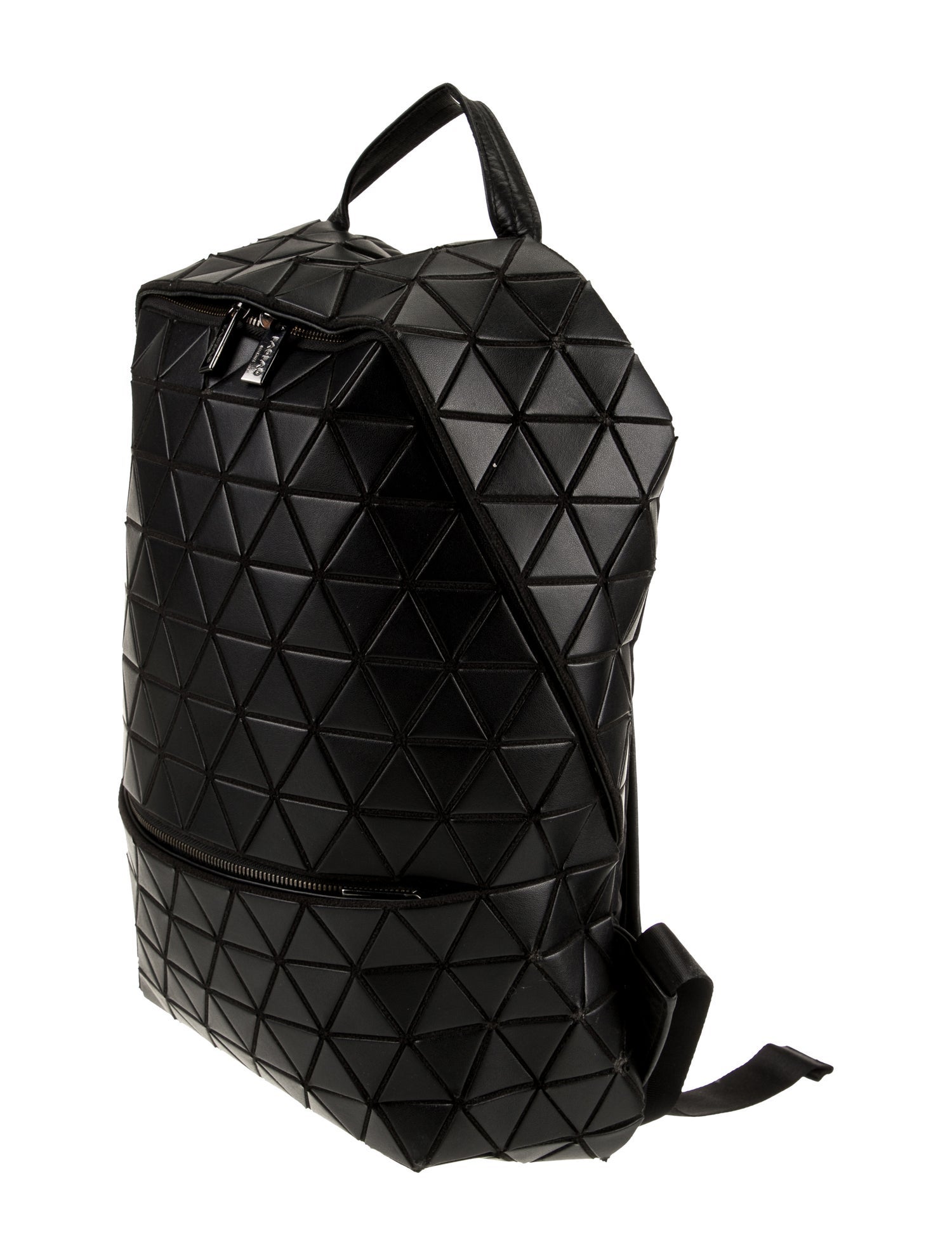 Bao Bao Issey Miyake Leather Backpack