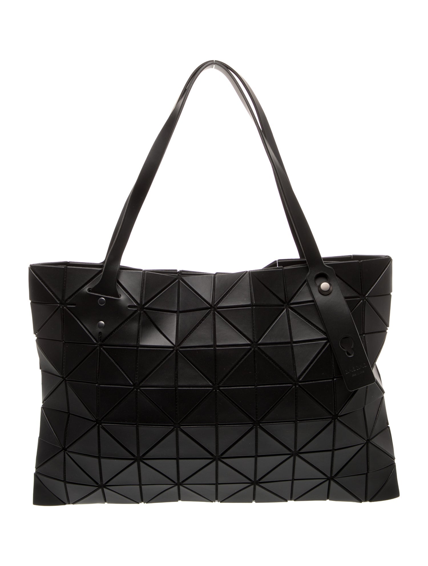 Bao Bao Issey Miyake Leather Top Handle Bag