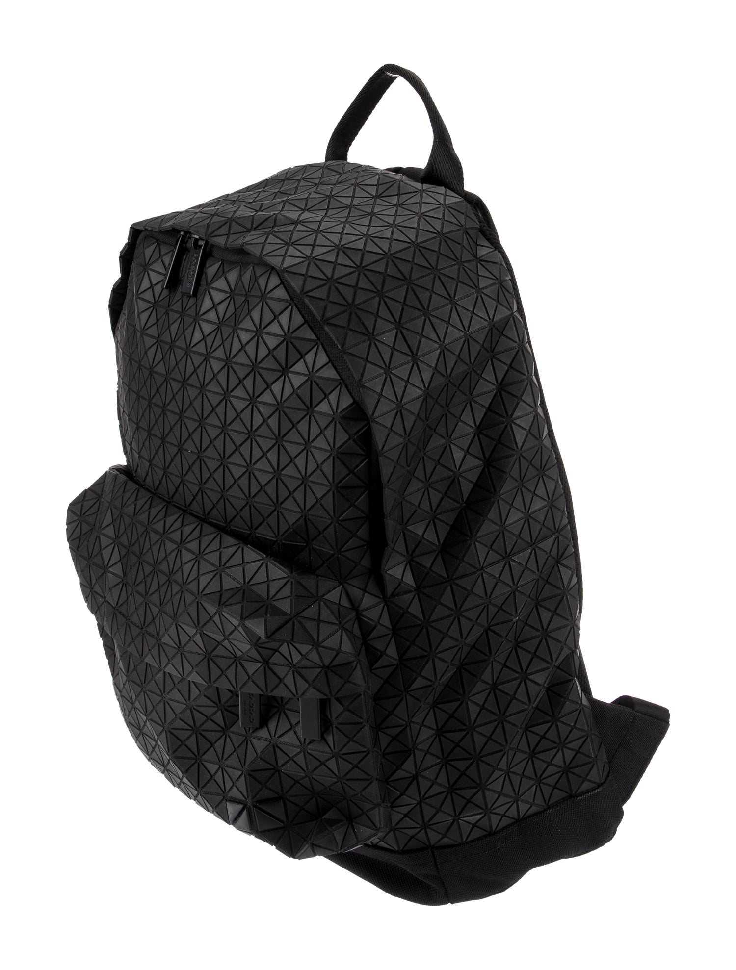 Bao Bao Issey Miyake Leather Backpack