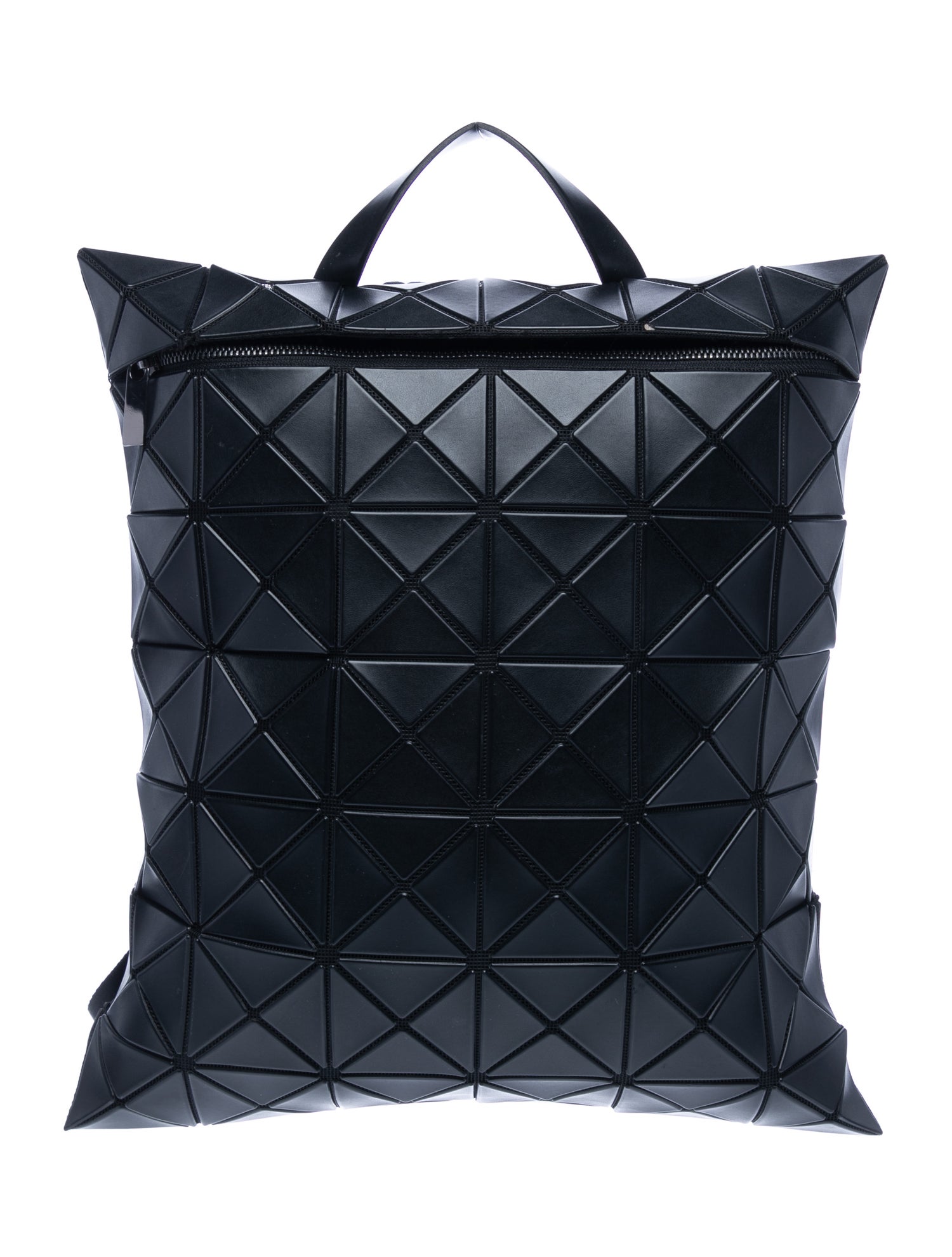 Bao Bao Issey Miyake Leather Backpack