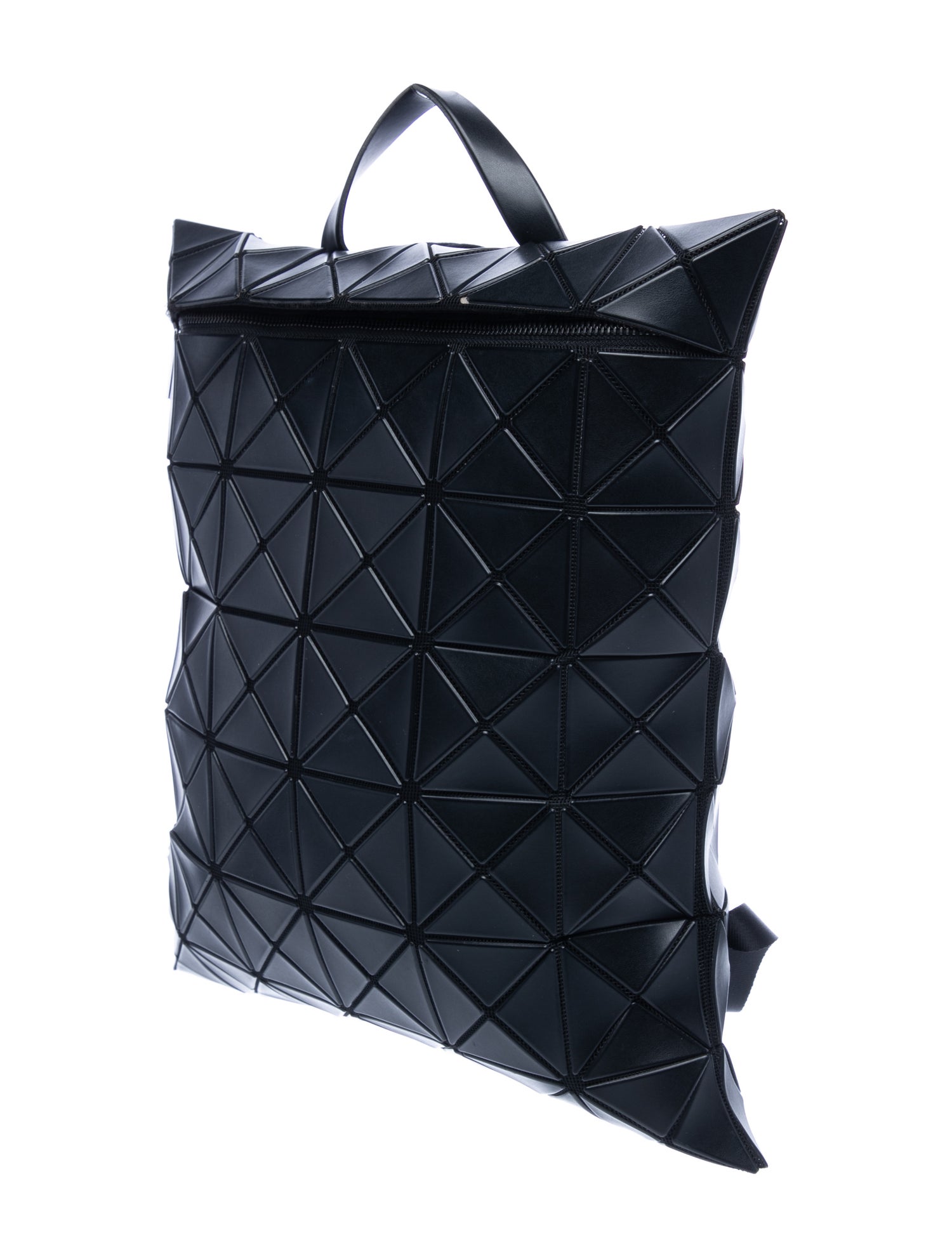 Bao Bao Issey Miyake Leather Backpack
