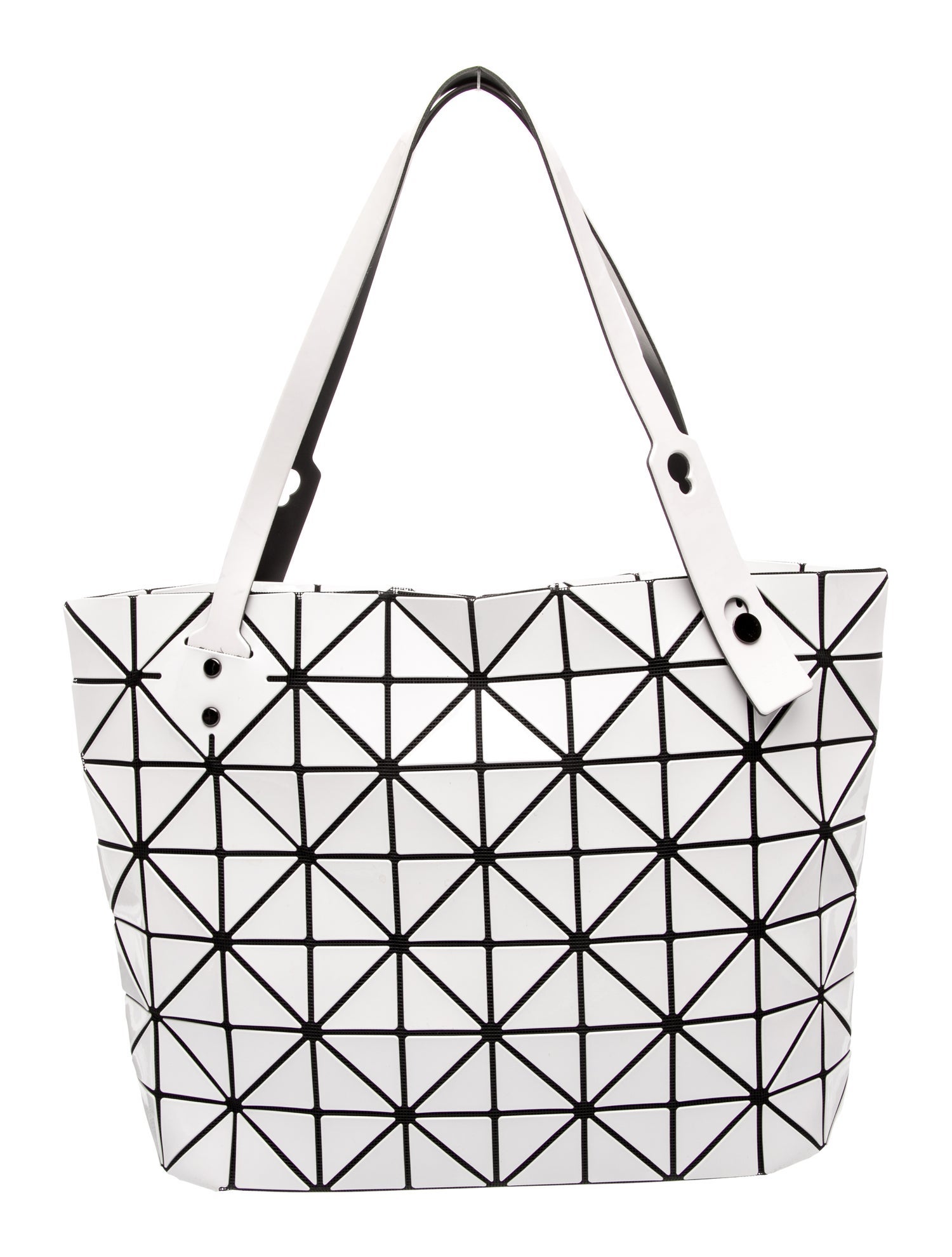 Bao Bao Issey Miyake Patent Leather Top Handle Bag