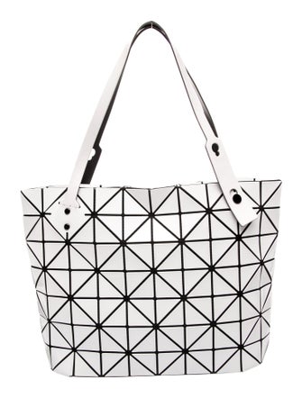 Bao Bao Issey Miyake Patent Leather Top Handle Bag