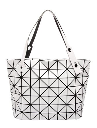 Bao Bao Issey Miyake Patent Leather Top Handle Bag