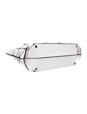 Bao Bao Issey Miyake Patent Leather Top Handle Bag