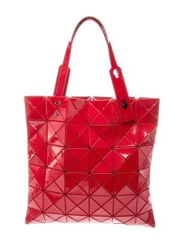 Pre-owned Bao Bao Issey Miyake Shoulder Bag In Red