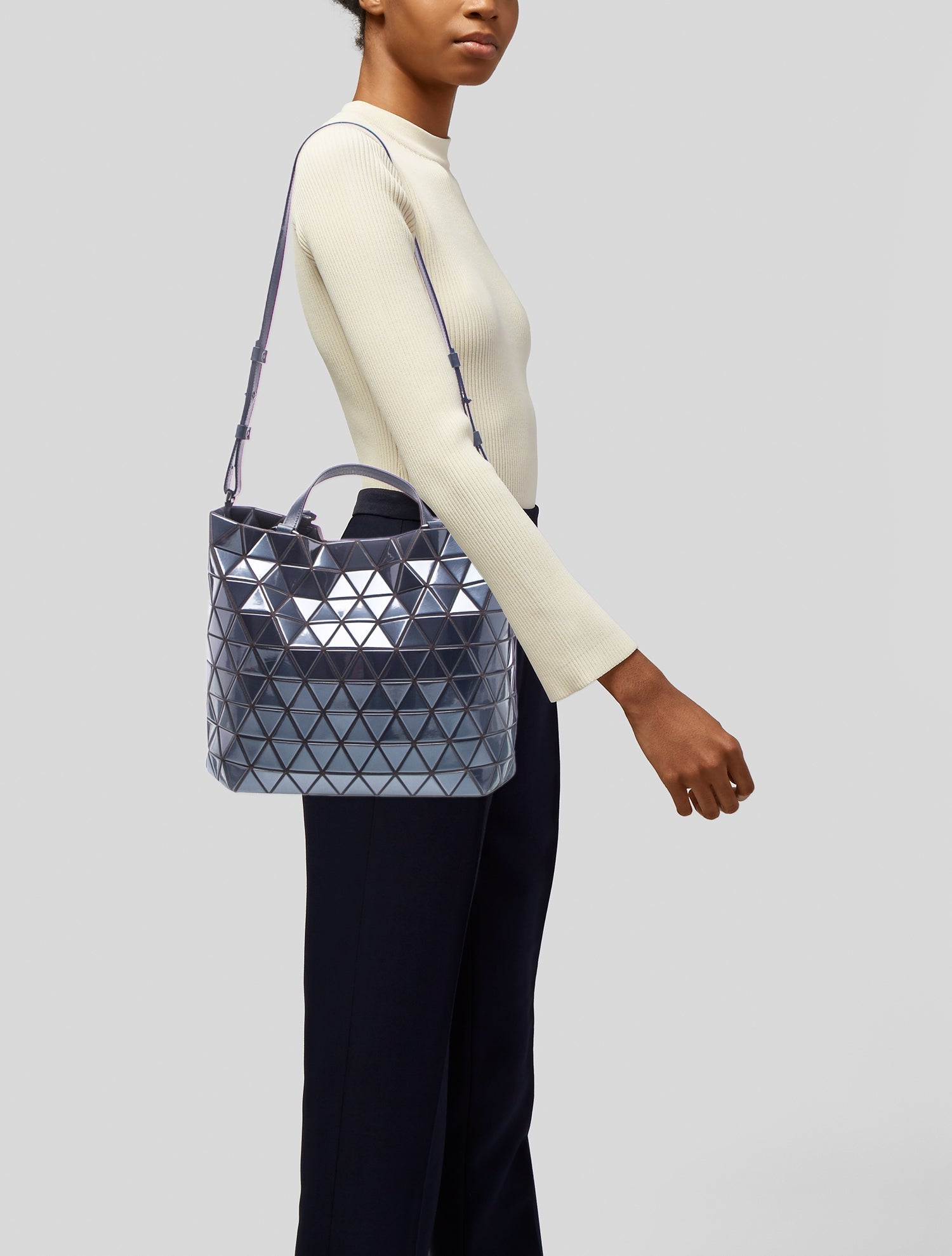 boaboaさん専用 Bao Bao Issey Miyake PVC Bucket Bag - Blue Totes, Handbags