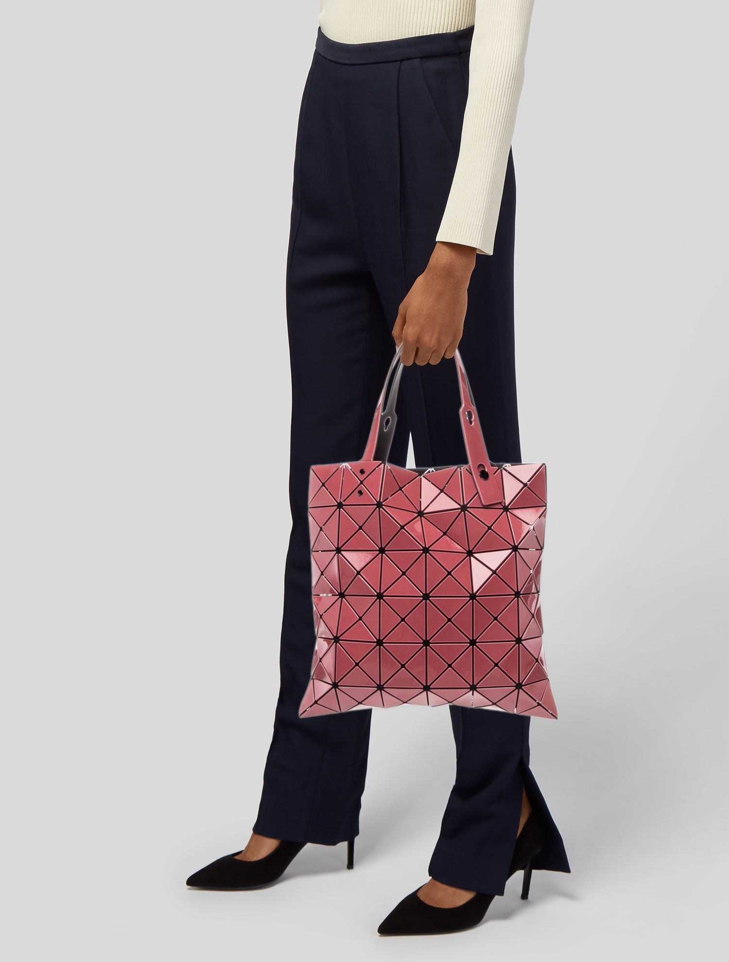 Bao Bao Issey Miyake Kuro W Face Two-way Shoulder Bag - Black