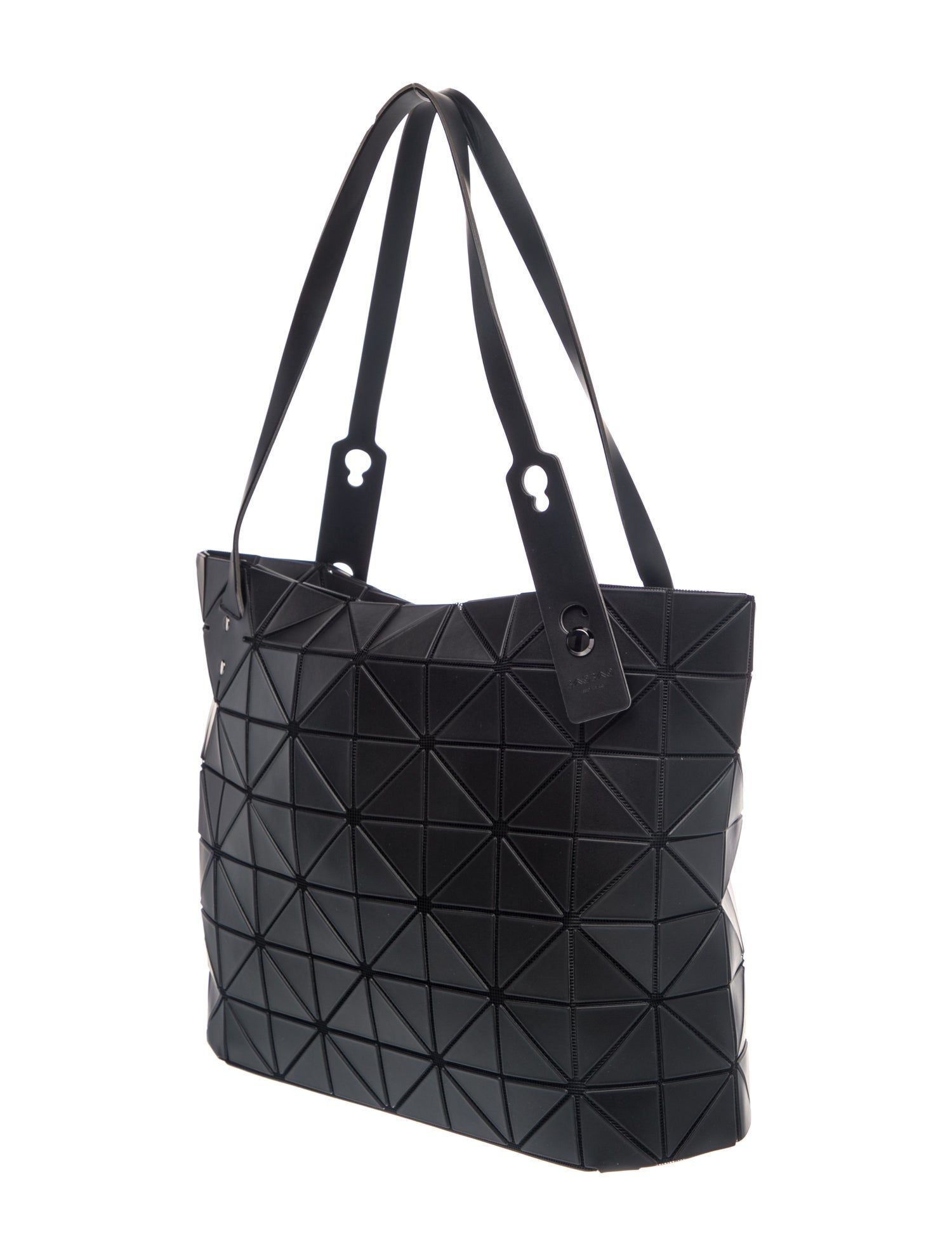 Bao Bao Issey Miyake PVC Top Handle Bag - Black Handle Bags