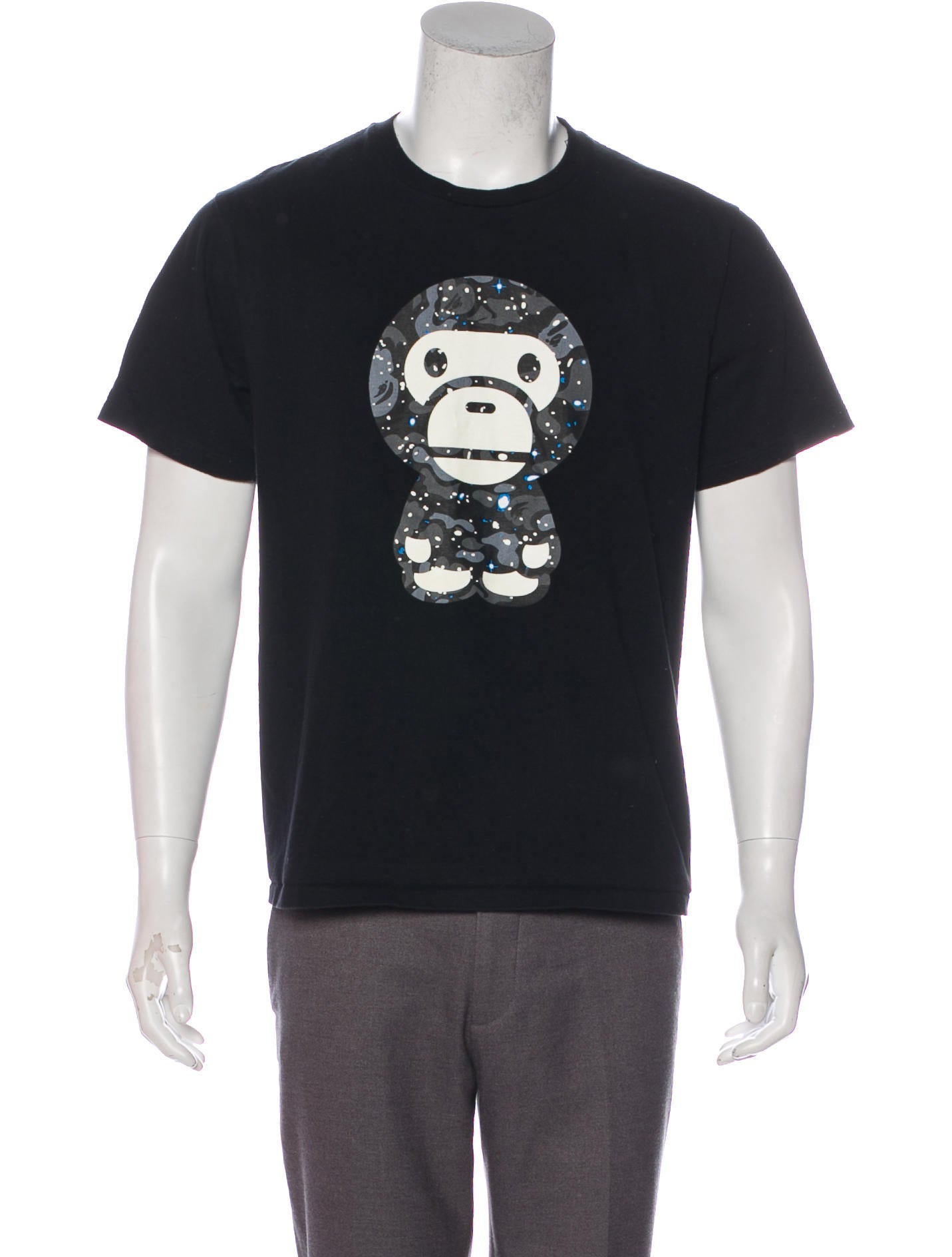 BAPE Baby Milo Print Crew Neck TShirt Clothing WBAPE20272 The