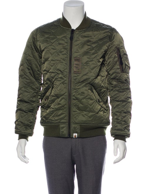 Bape Bapesta Bomber Jacket olive