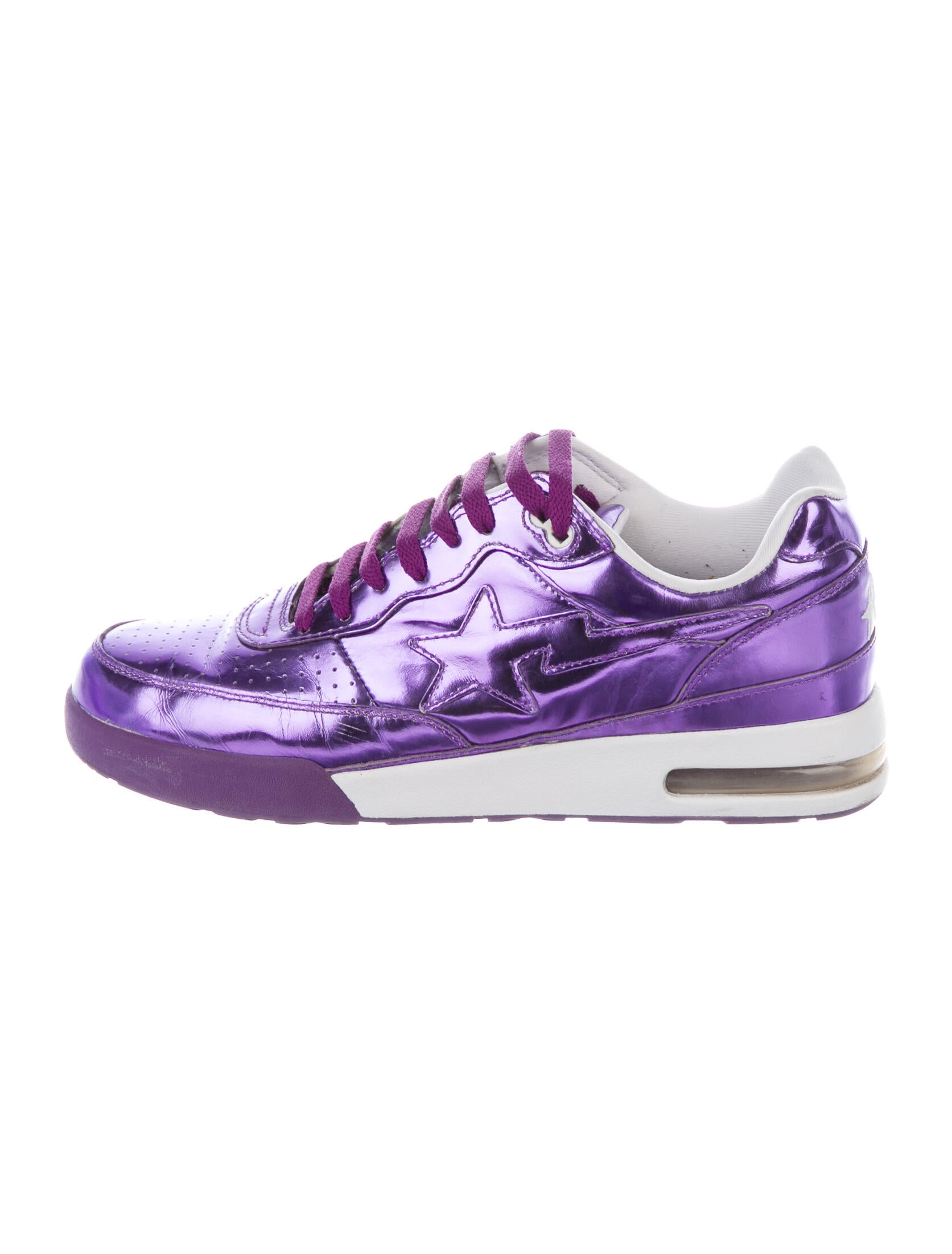 bape shoes purple