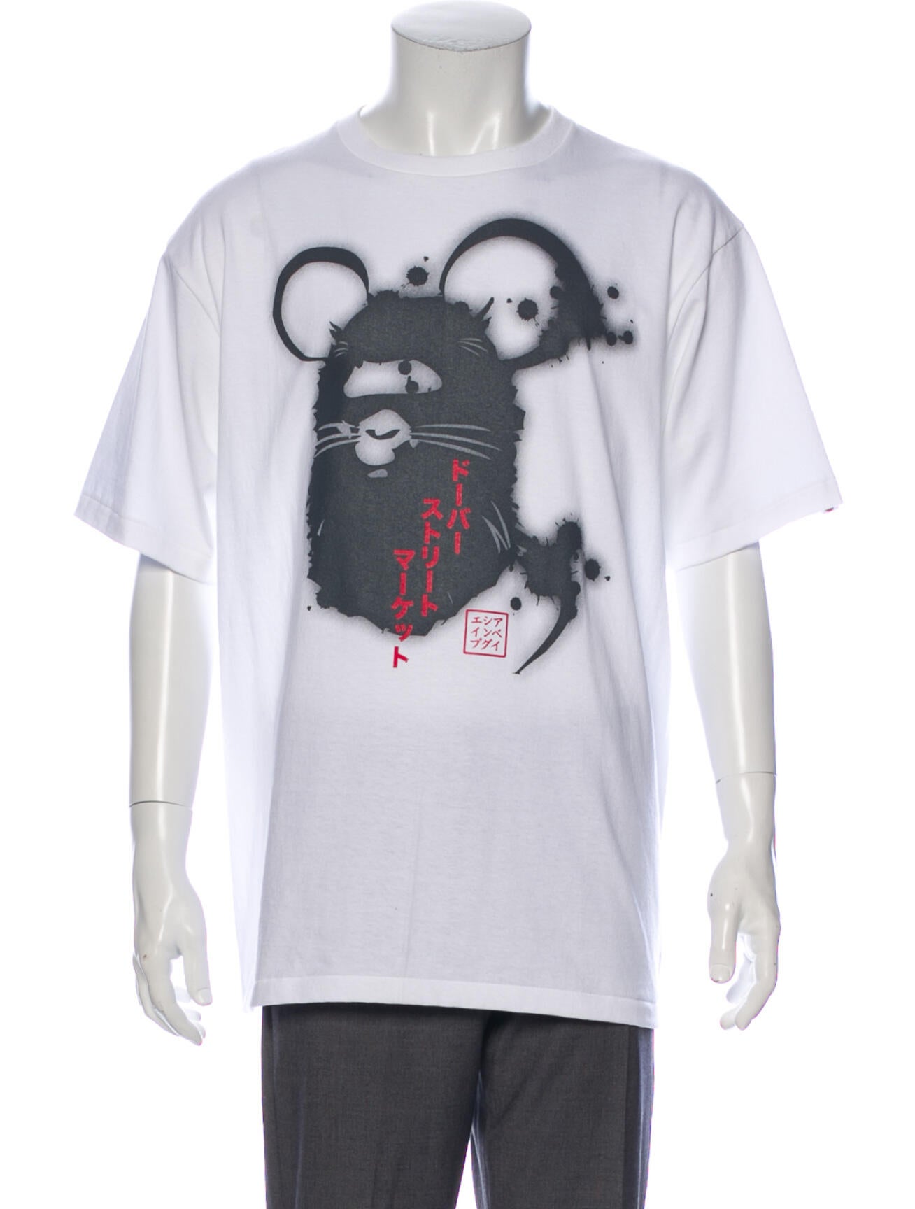 DOVER STREET MARKET × A BATHING APE 「YEAR OF THE RAT TEE」 BAPE Dover Street Market 'Year of the Rat' Ape Head Graphic