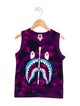 BAPE Kids Shark graphic t-shirt