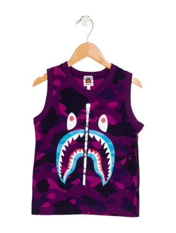 Bape Sizes 2-6 Kids Shark graphic t-shirt S | 7