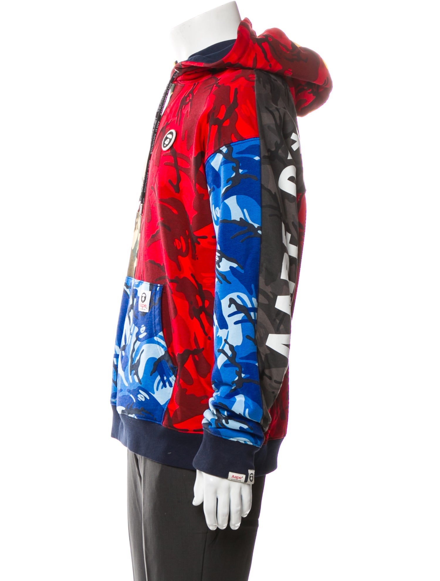 Aape by A Bathing Ape Printed Crew Neck Hoodie