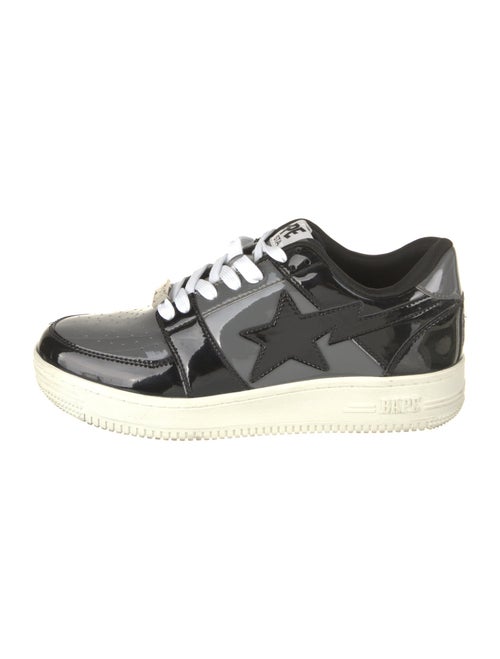 BAPE Patent Leather Printed Sneakers