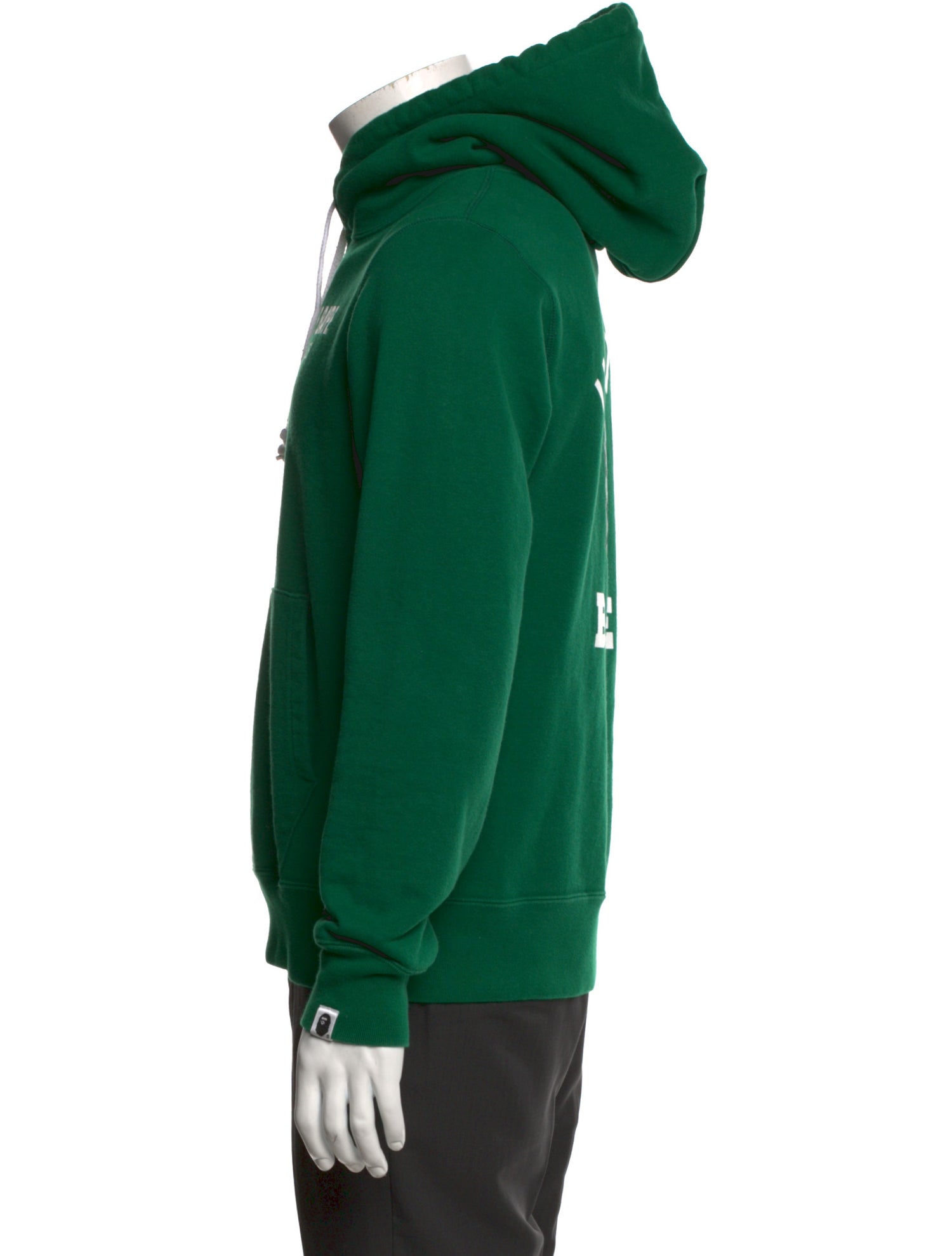 A Bathing Ape x Undefeated Graphic Print Mock Neck Hoodie