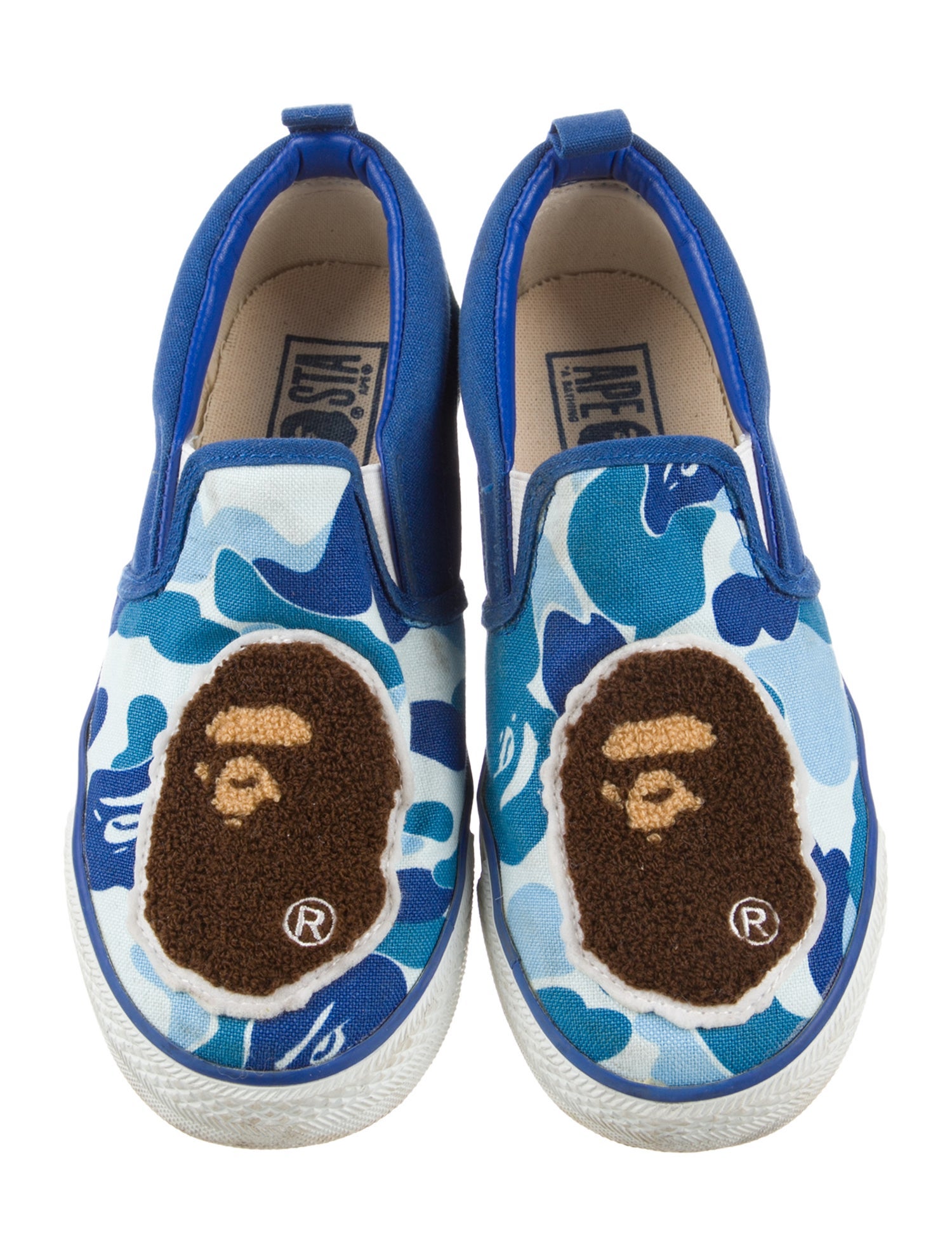 BAPE Camo Bape Head Patch Slip-On
