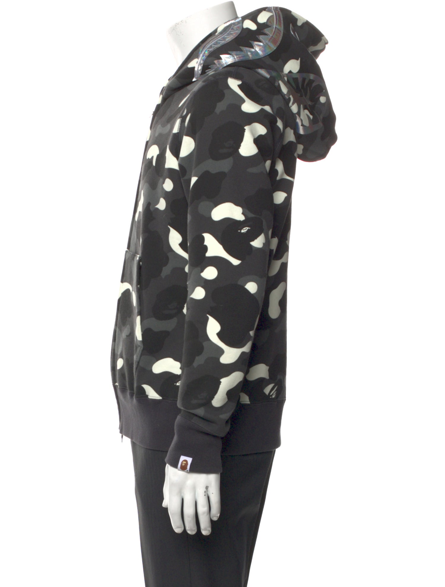 A Bathing Ape Full zip Printed Cardigan